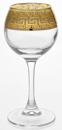 Greek Key Cordial Glass