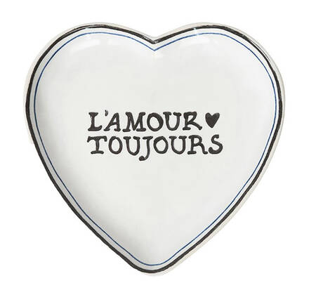 L'Amour Toujours Heart Shaped Tray