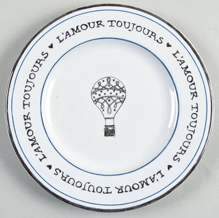 L'Amour Toujours Cocktail Plate
