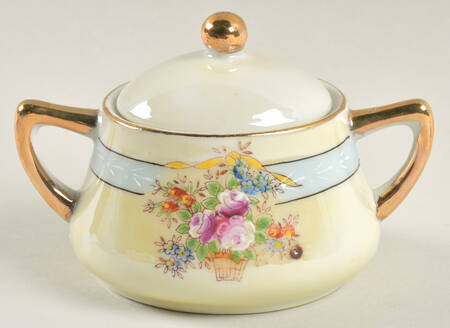 JAP1406 Child's Sugar Bowl & Lid