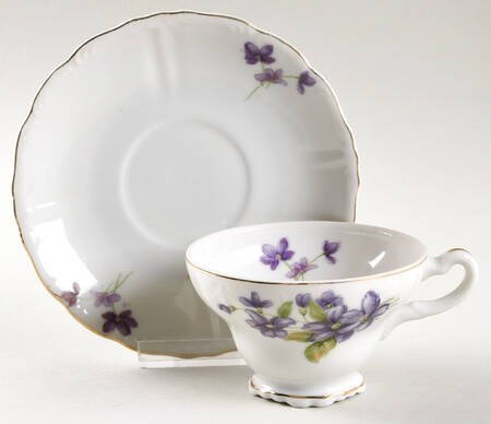 JAP1407 Footed Cup & Saucer Set