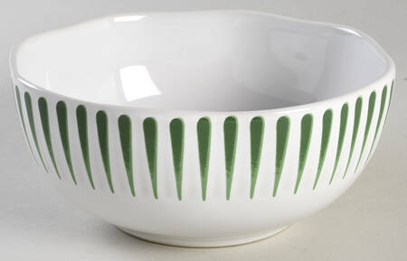 Sitio Stripe Basil Coupe Cereal Bowl