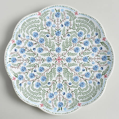 Villa Seville-Chambray Salad/Dessert Plate