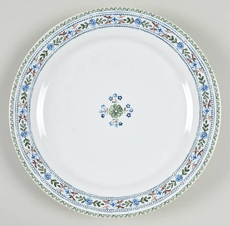 Villa Seville-Chambray Salad Plate