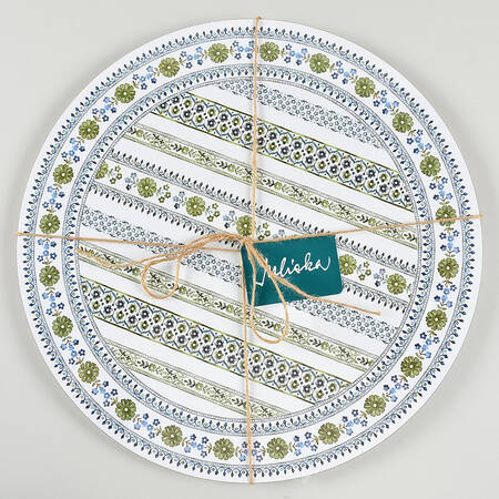 Villa Seville-Chambray Corkboard Placemat - Set of 4