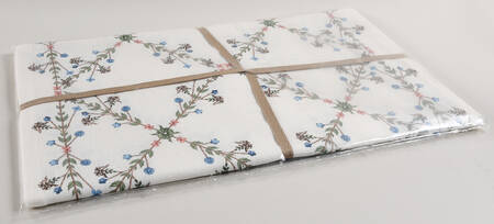 Villa Seville-Chambray 18" X 90" Cloth Table Runner
