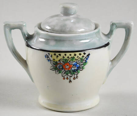 JAP1413 Child's Sugar Bowl & Lid