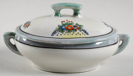JAP1413 Child's Oval Covered Vegetable by Japan