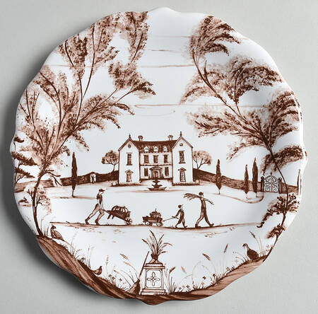 Country Estate Harvest Party Plate