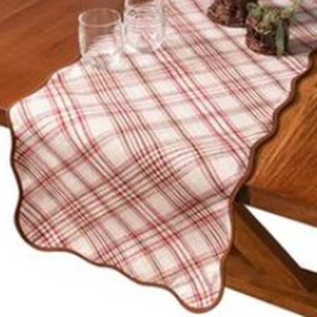 Harvest Tartan Linens 18" X 90" Cloth Table Runner