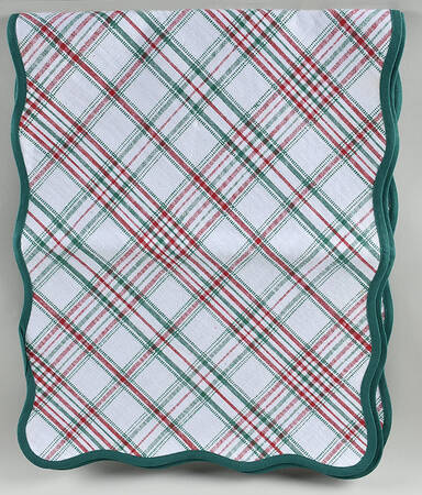 Merry Tartan Linens 18" X 90" Cloth Table Runner