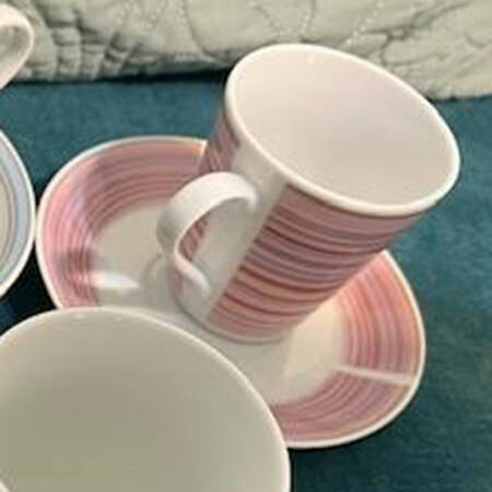 Create Flat Demitasse Cup & Saucer Set