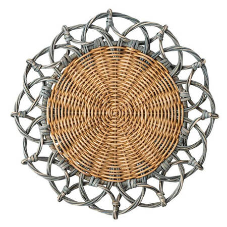 Provence Rattan Round Woven Rattan Placemat