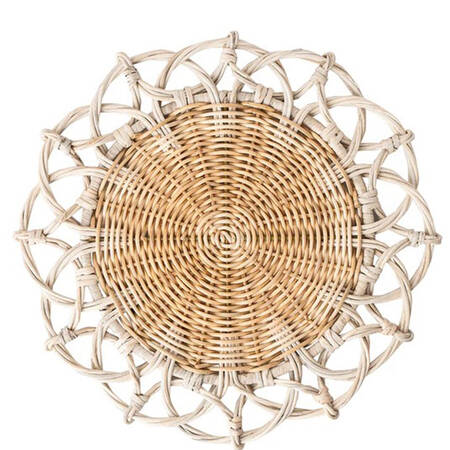 Provence Rattan Round Woven Rattan Placemat