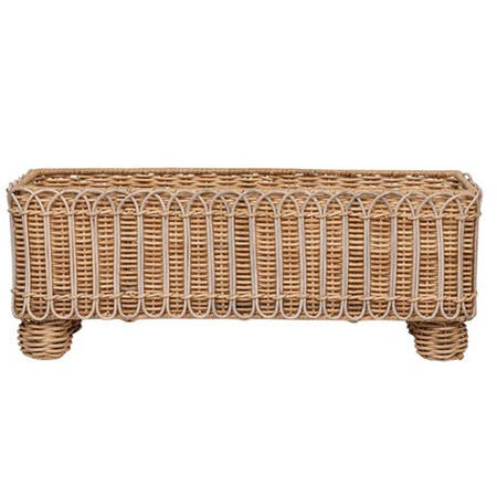 Provence Rattan 20" Rectangular Planter