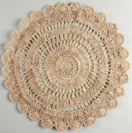 Table Decor Round Woven Placemat