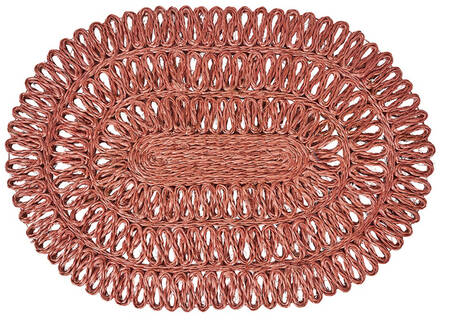 Table Decor Oval Woven Rattan Placemat