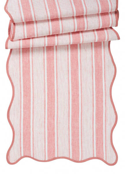 Cabana Stripe 18" X 90" Cloth Table Runner