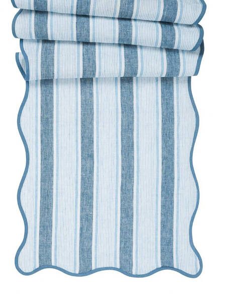Cabana Stripe 18" X 90" Cloth Table Runner