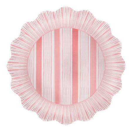 Cabana Stripe Melamine Dinner Plate