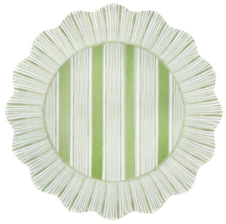 Cabana Stripe Melamine Dinner Plate