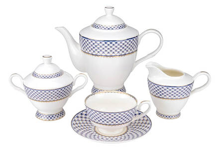 Villa Azure Teapot & Lid