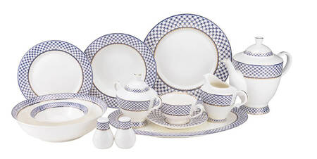 Villa Azure 9" Round Vegetable Bowl