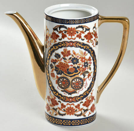 Gold Kabuki Mini Coffee Pot No Lid