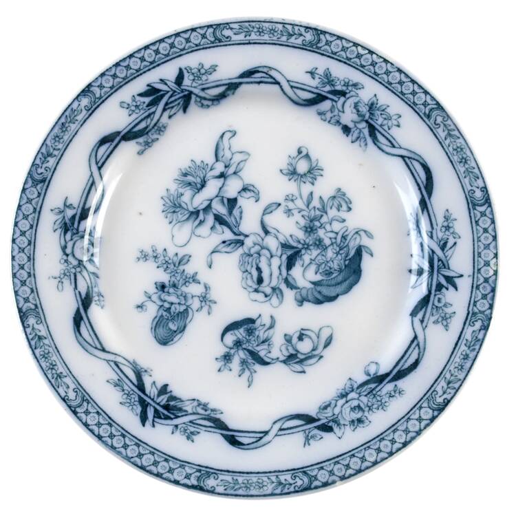 Tokio Transferware Bread & Butter Plate