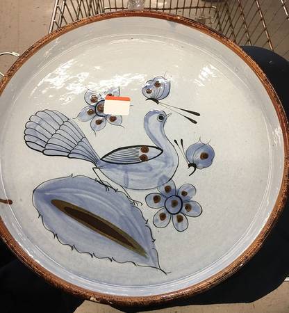 El Palomar Blue 13" Chop Plate (Round Platter)