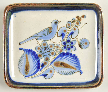 El Palomar Blue 6" Rectangular Tray