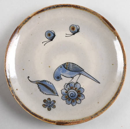 El Palomar Blue Salad Plate