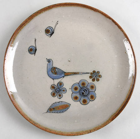 El Palomar Blue Luncheon Plate