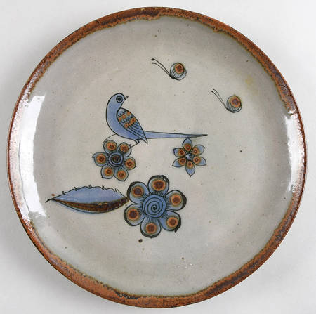 El Palomar Blue Luncheon Plate