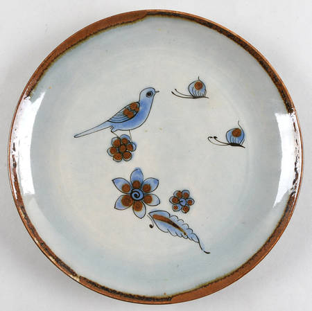 El Palomar Blue Luncheon Plate