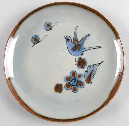 El Palomar Blue Luncheon Plate