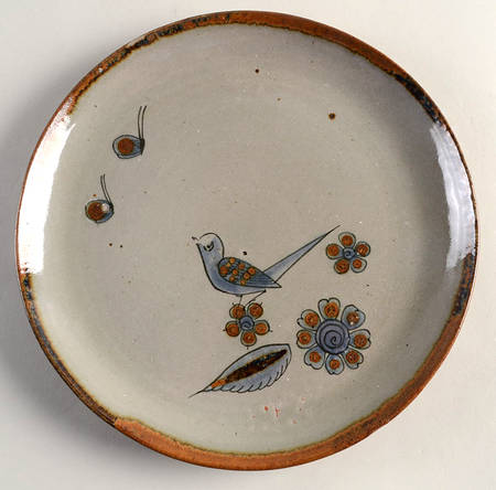 El Palomar Blue Luncheon Plate