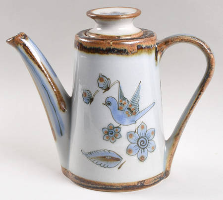 El Palomar Blue Coffee Pot & Lid