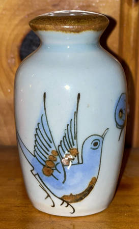 El Palomar Blue Salt Shaker