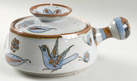 El Palomar Blue 1.5 Qt Round Covered Casserole