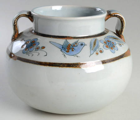El Palomar Blue Bean Pot No Lid