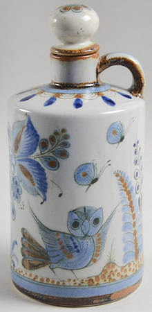 El Palomar Blue Carafe & Lid