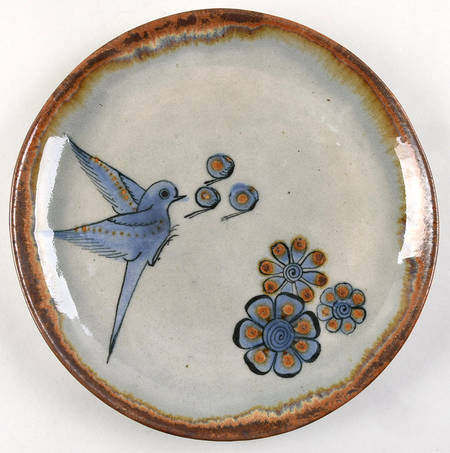 El Palomar Blue Luncheon Plate