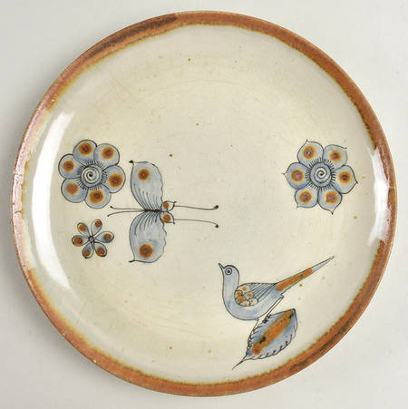 El Palomar Blue Luncheon Plate