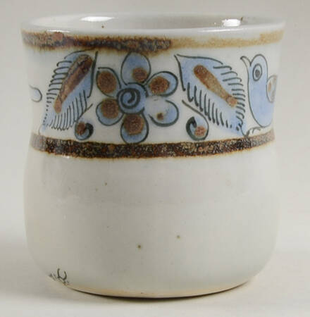 El Palomar Blue Sugar Bowl No Lid