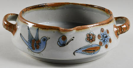 El Palomar Blue 9" Round Open Casserole