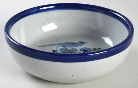 El Palomar Blue Coupe Cereal Bowl