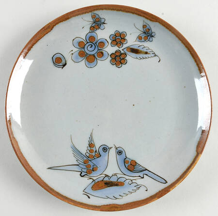 El Palomar Blue Dinner Plate
