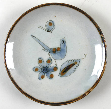 El Palomar Blue Bread & Butter Plate