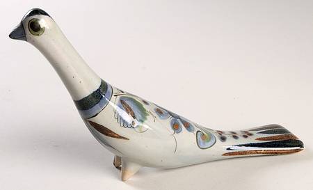 El Palomar Blue Large Bird Figurine